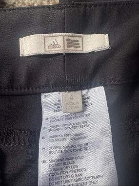 adidas Black Performance Pants with Smooth Finish
